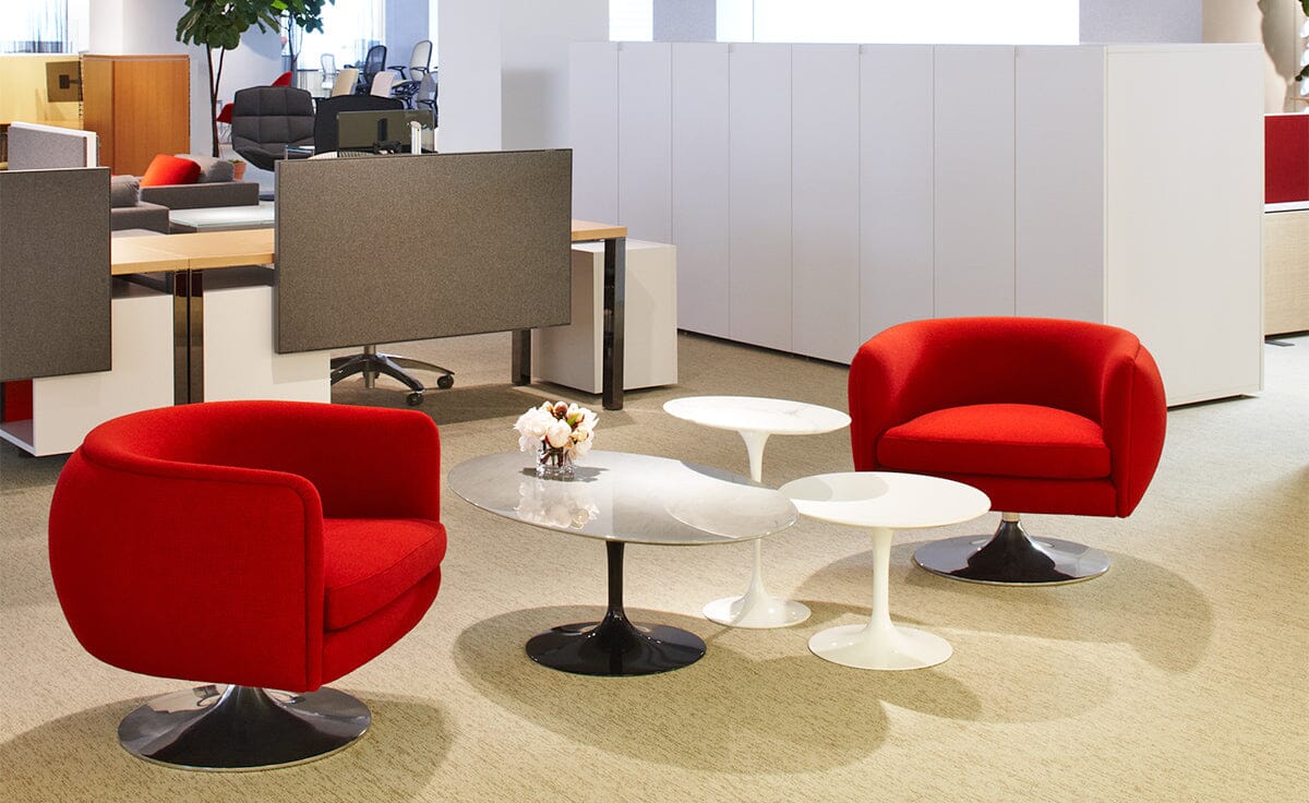 D'Urso Swivel Chair lounge chair Knoll 