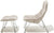 Jehs+Laub Wire Base Lounge Chair & Ottoman lounge chair Knoll 