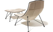 Jehs+Laub Wire Base Lounge Chair & Ottoman lounge chair Knoll 