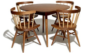 Nakashima Straight Chair Side/Dining Knoll 
