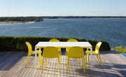 Olivares Aluminum Stacking Chair Side/Dining Knoll 