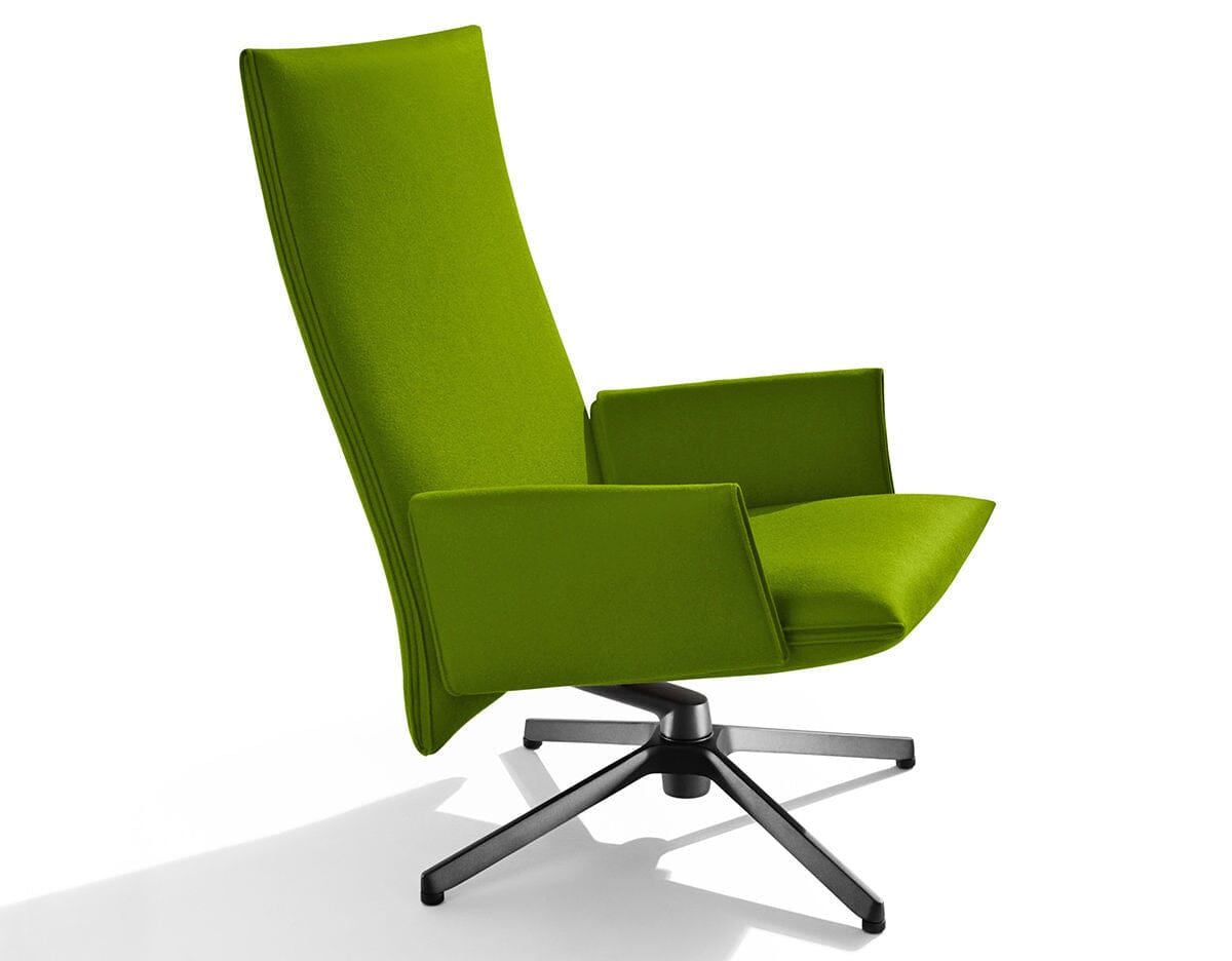Pilot High Back Lounge Chair With Upholstered Arms lounge chair Knoll 