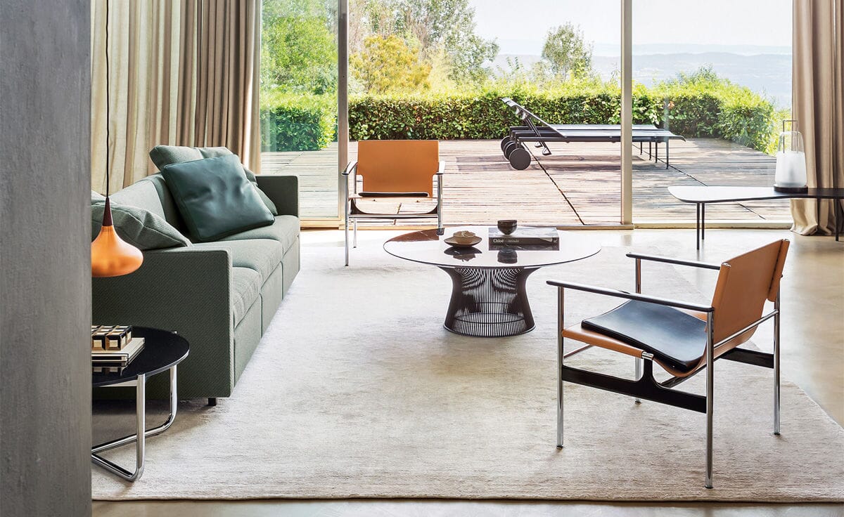 Platner Bronze 42&quot; Coffee Table Coffee Tables Knoll 