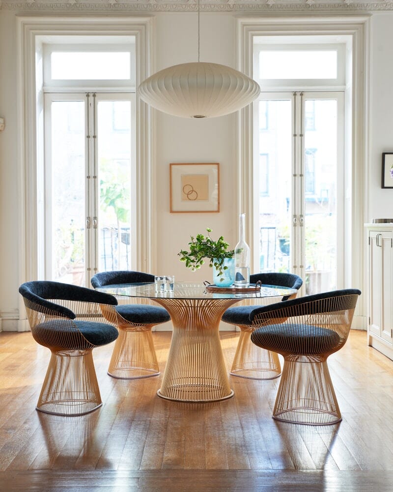 Platner Dining Table - 54 Inch Dining Tables Knoll 