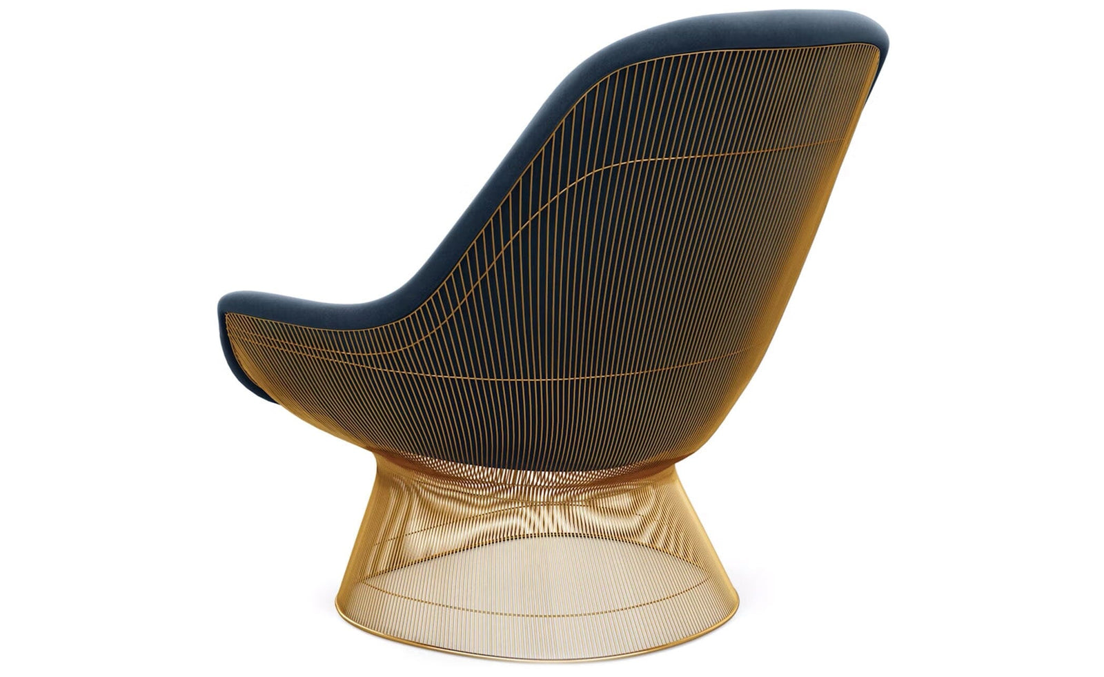 Platner Gold Plated Easy Chair lounge chair Knoll 