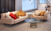 Platner Nickel 42" Coffee Table Coffee Tables Knoll 