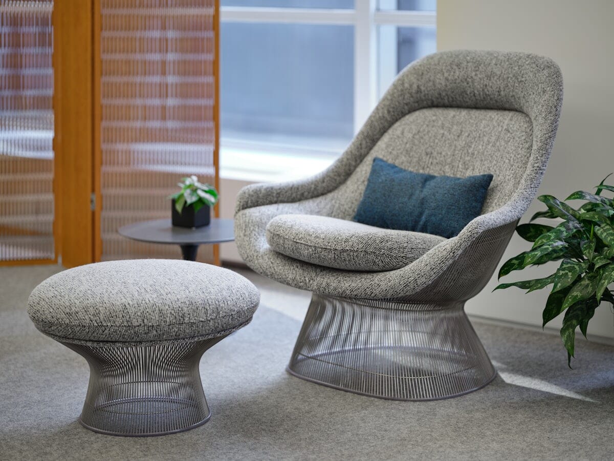 Platner Ottoman ottomans Knoll 