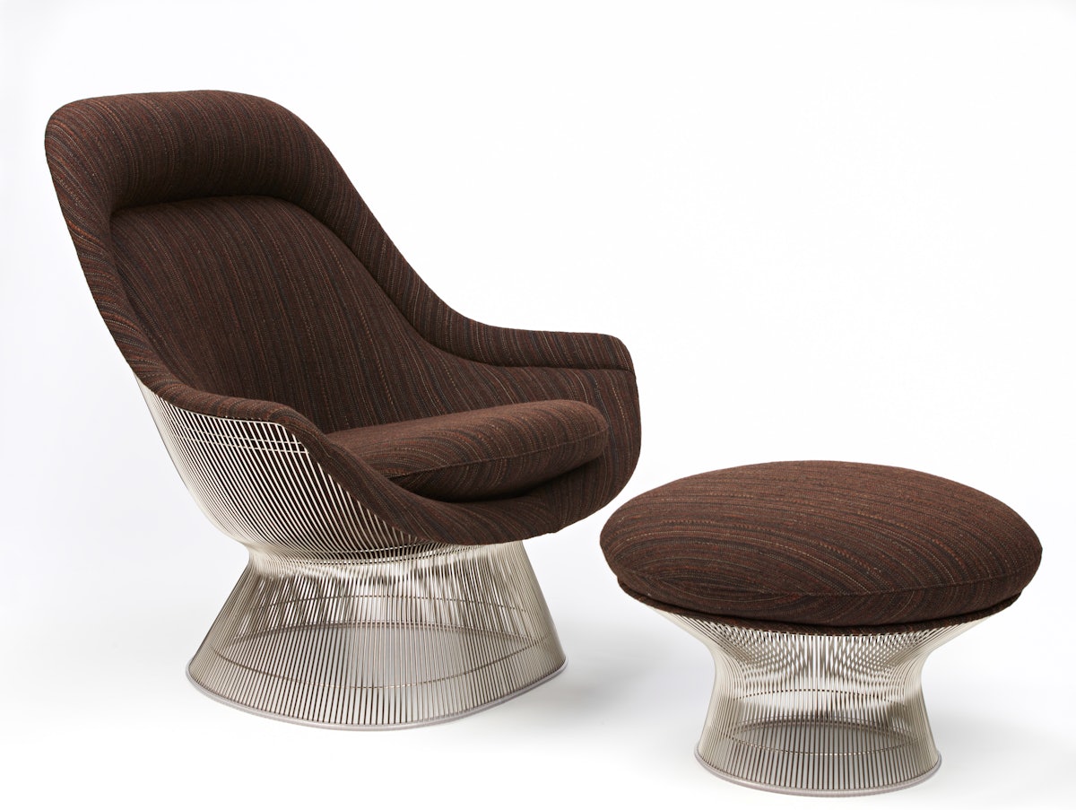 Platner Ottoman