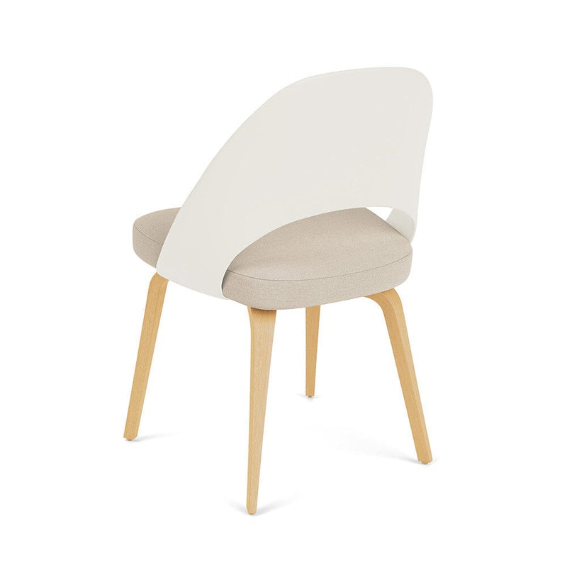Saarinen Executive Plastic Back Chair With Wood Legs Side/Dining Knoll 