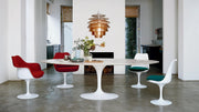 Saarinen Tulip Arm Chair Upholstered Side/Dining Knoll 