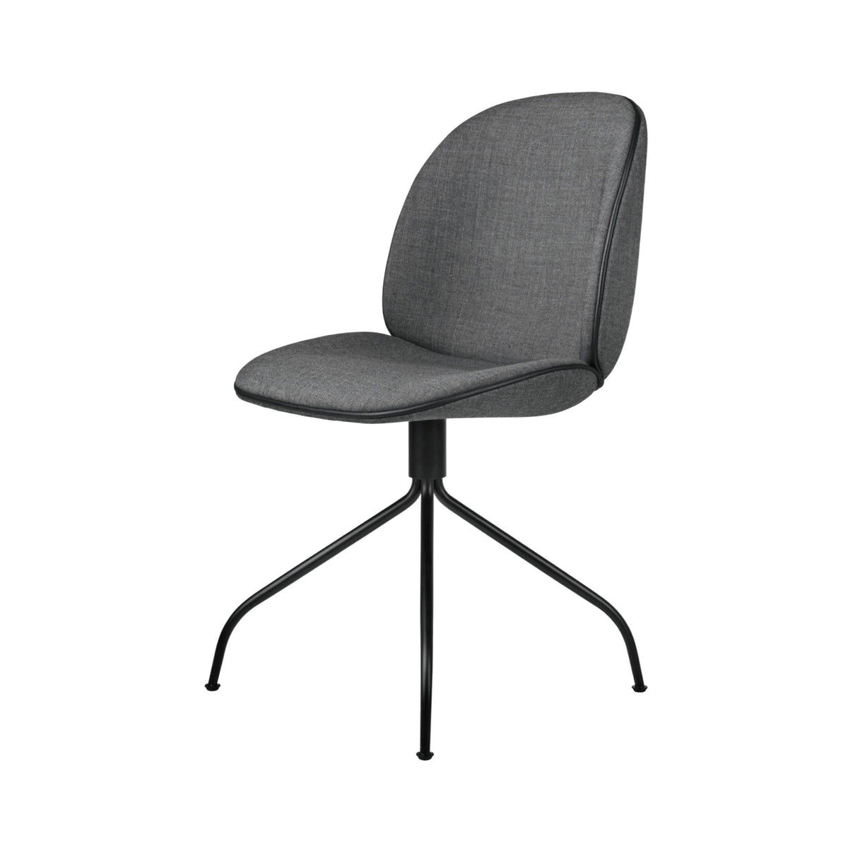 Beetle Meeting Chair with Swivel Base - Fully Upholstered Chairs Gubi 