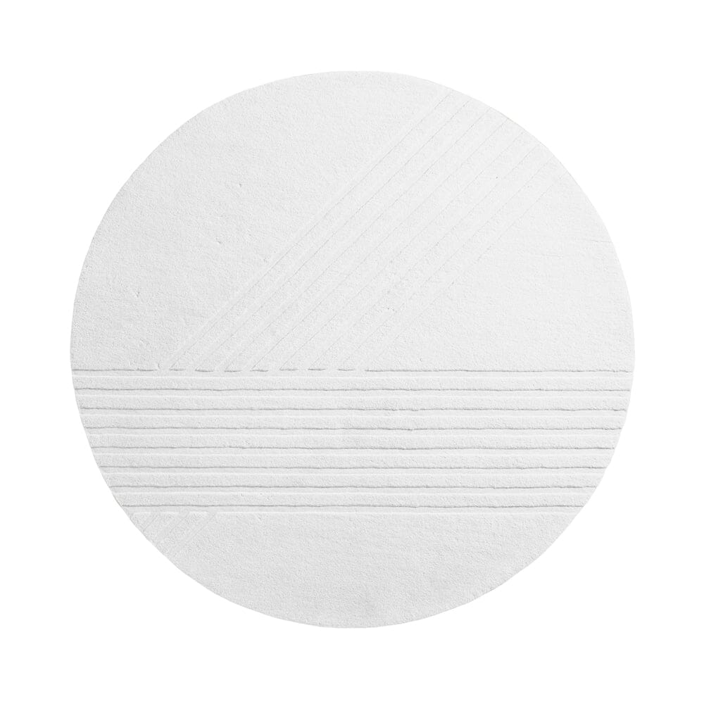 Kyoto Round Rug Accessories Woud Small - 78.7" Off White 