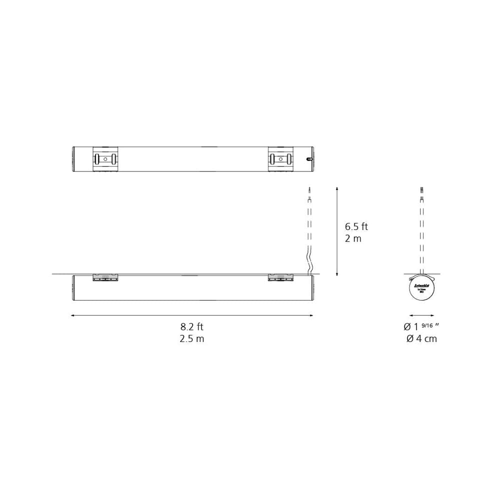 La Linea Wall/Ceiling Light wall / ceiling lamps Artemide 