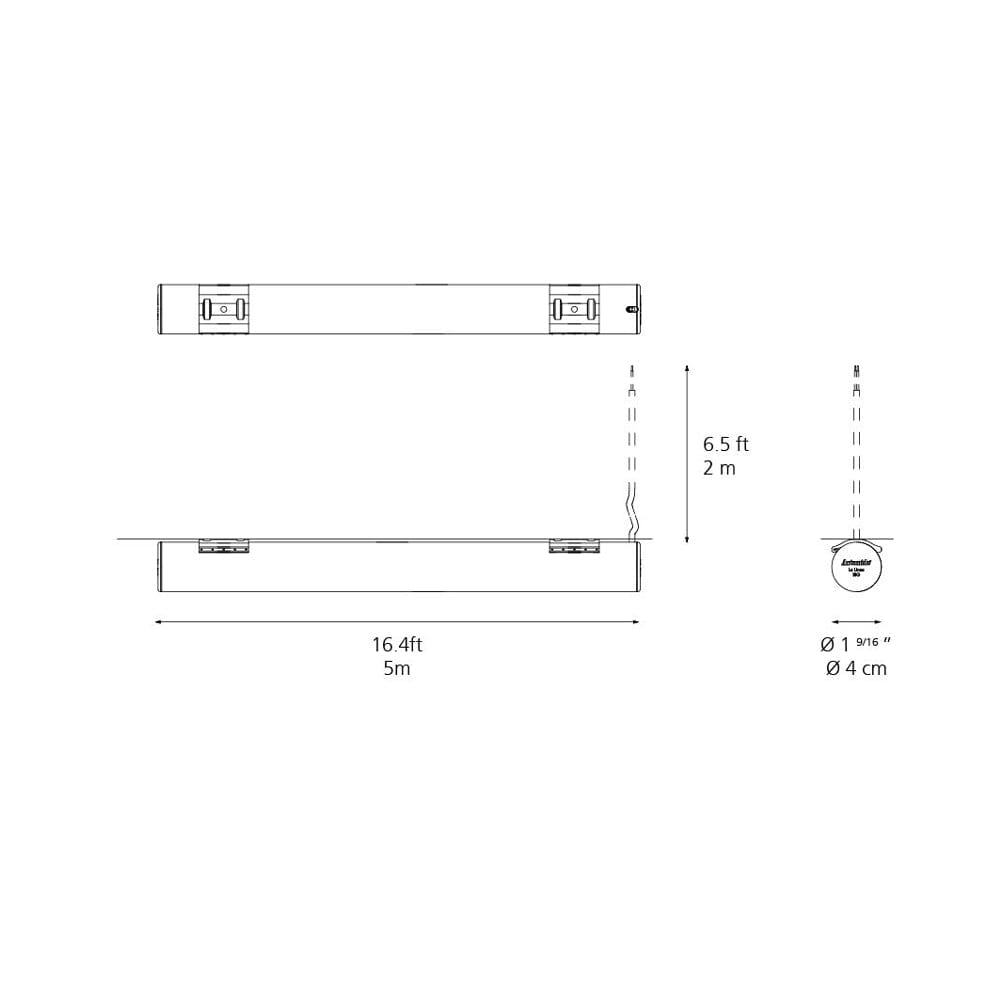 La Linea Wall/Ceiling Light wall / ceiling lamps Artemide 