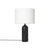 Gravity Table Lamp Table Lamps Gubi Blackened Steel White shade Large