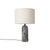 Gravity Table Lamp Table Lamps Gubi Grey Marble Canvas Shade Large