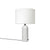 Gravity Table Lamp Table Lamps Gubi White Marble White shade Large