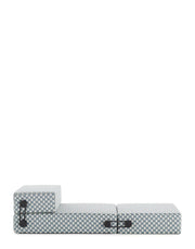 Trix Outdoor Lounge Armchair Kartell Liberty obi check - blue 