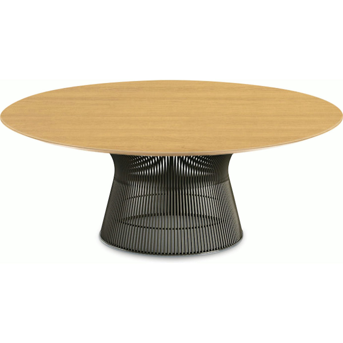 Platner Bronze 42&quot; Coffee Table Coffee Tables Knoll Light Oak 