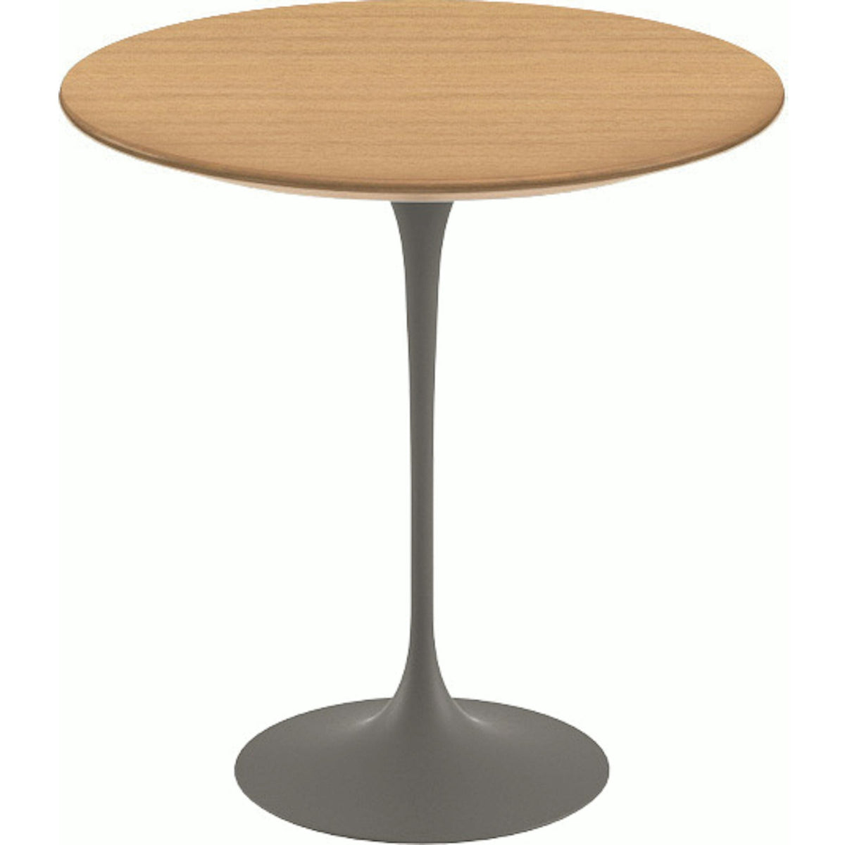 Saarinen Side Table - 20” Round side/end table Knoll Grey Light Oak 