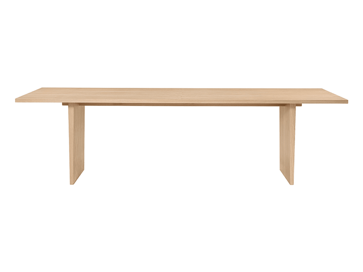 Private Dining Table Dining Tables Gubi Large Light Stained Oak Veneer 