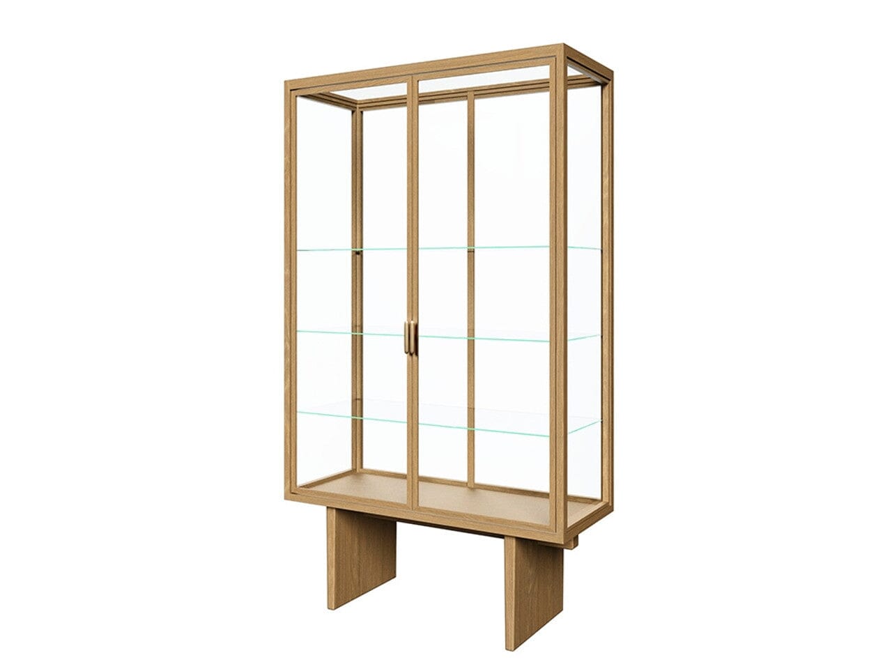 Private Vitrine Book Shelf Gubi Light Stained Oak Veneer 