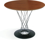 Noguchi Cyclone Dining Table Dining Tables Knoll Light Walnut 36" diameter 