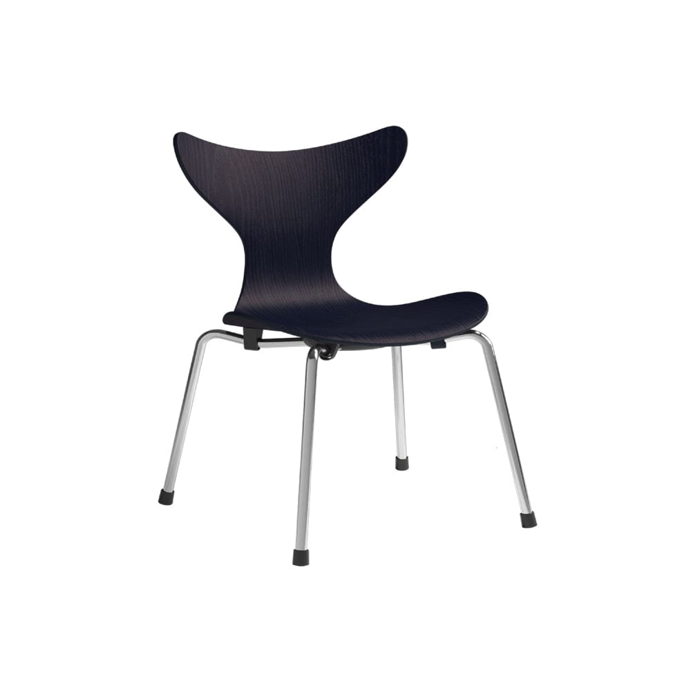 Lily Children's Chair Stacking Chairs Fritz Hansen Midnight blue 