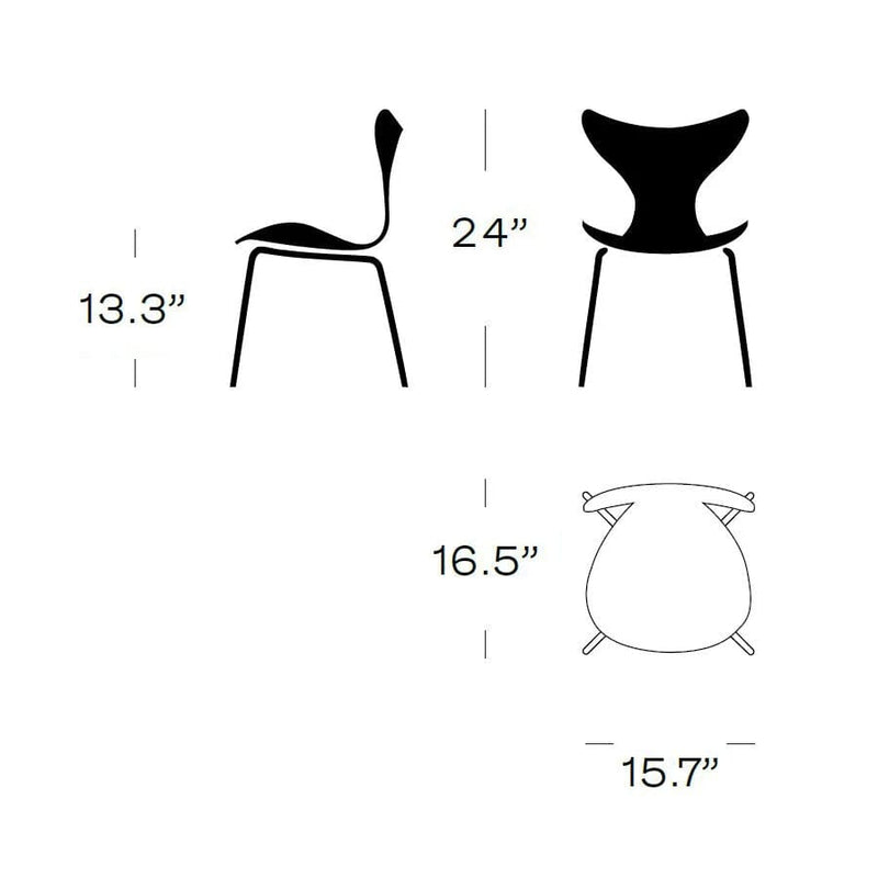 Lily Children's Chair Stacking Chairs Fritz Hansen 
