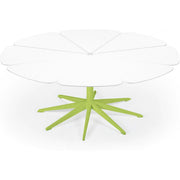 Richard Schultz Petal Coffee Table Coffee Tables Knoll White Petals Lime Green 
