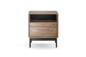 LINQ 9181 Small Nightstand side/end table BDI Natural Walnut 