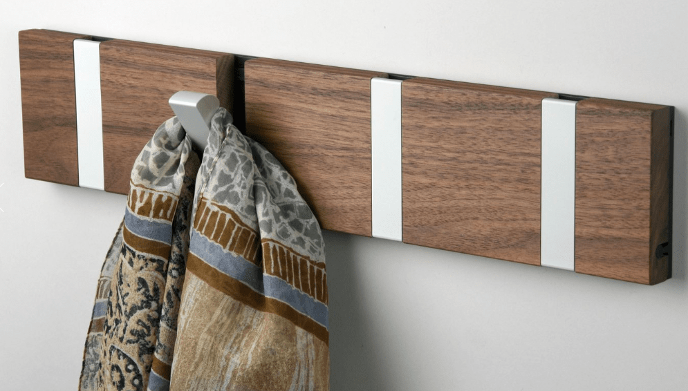 Knax Horizontal Wood Options Coat Hooks CA Modern Home