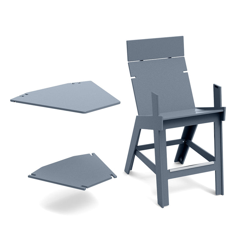 Loll Designs Lollygagger Hi-Rise Armless Chair with Bridge 40 — manufacturer product image 12