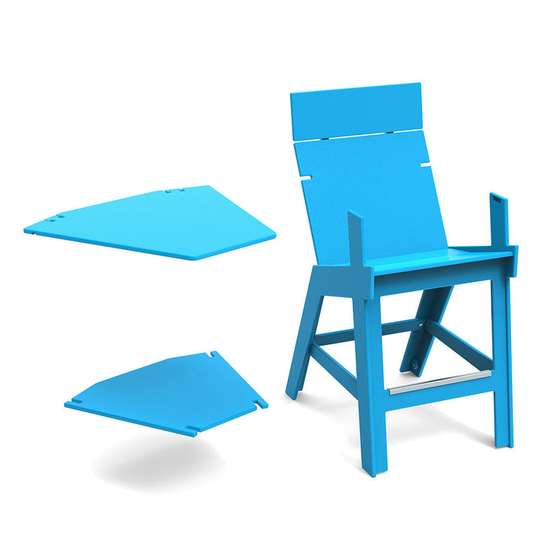 Loll Designs Lollygagger Hi-Rise Armless Chair with Bridge 40 — manufacturer product image 8