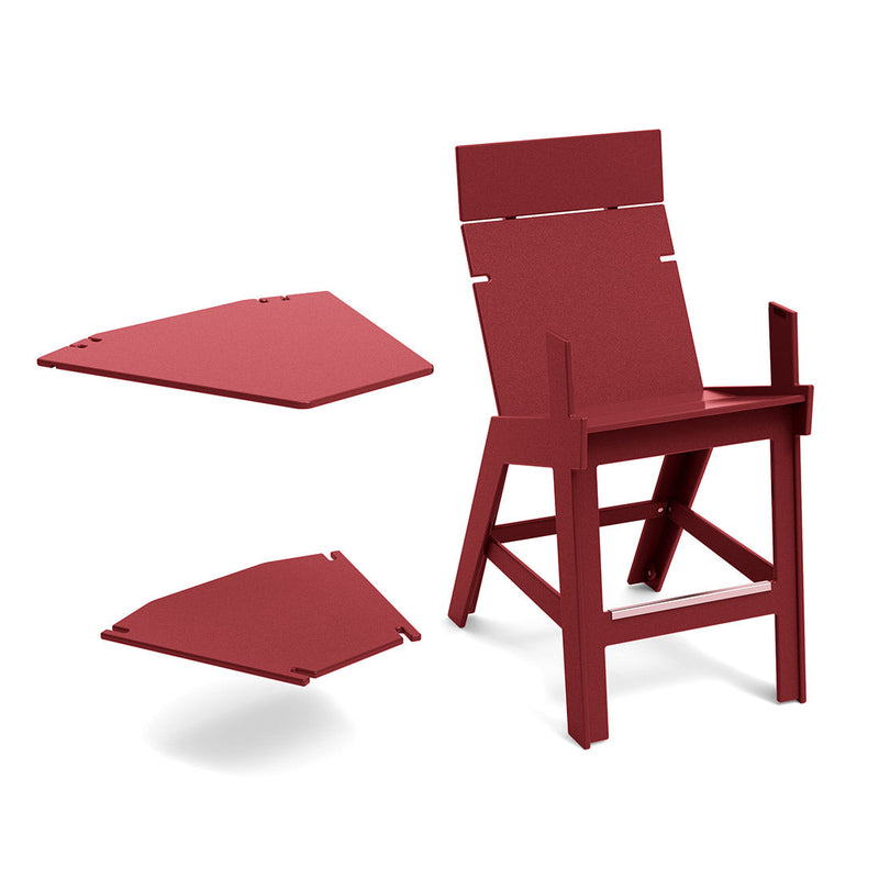 Loll Designs Lollygagger Hi-Rise Armless Chair with Bridge 40 — manufacturer product image 14