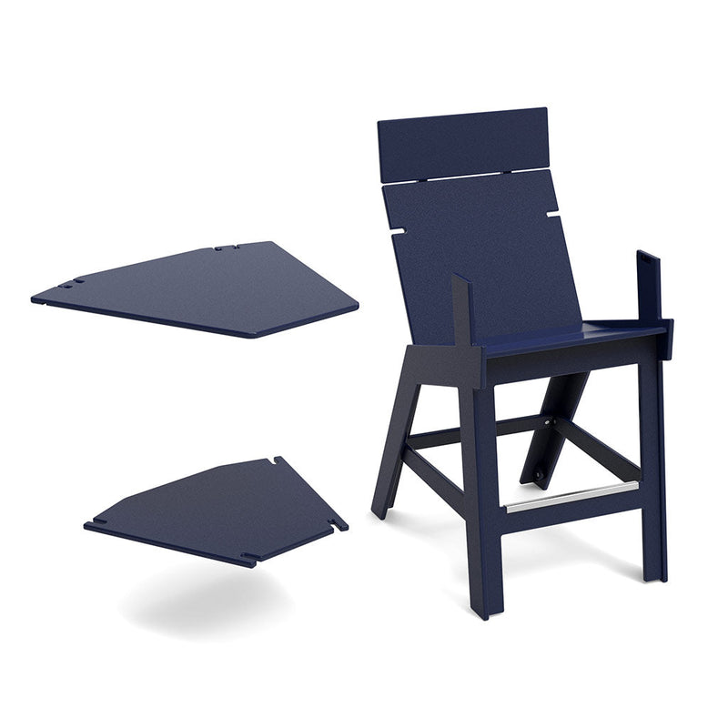 Loll Designs Lollygagger Hi-Rise Armless Chair with Bridge 40 — manufacturer product image 6