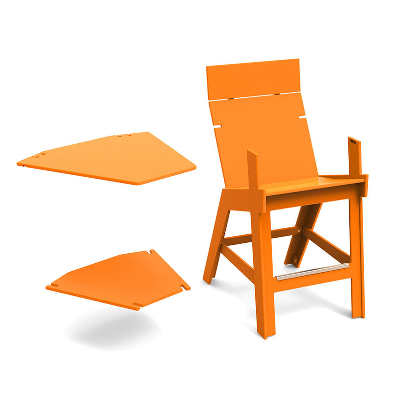 Loll Designs Lollygagger Hi-Rise Armless Chair with Bridge 40 — manufacturer product image 9