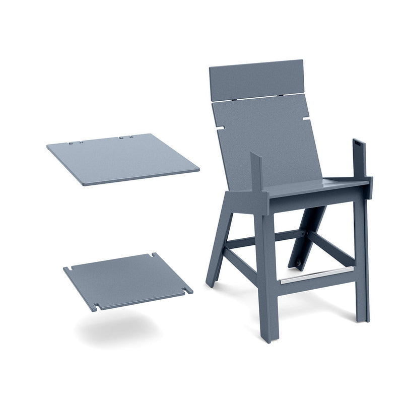 Loll Designs Lollygagger Hi-Rise Armless Chair with Bridge — manufacturer product image 12