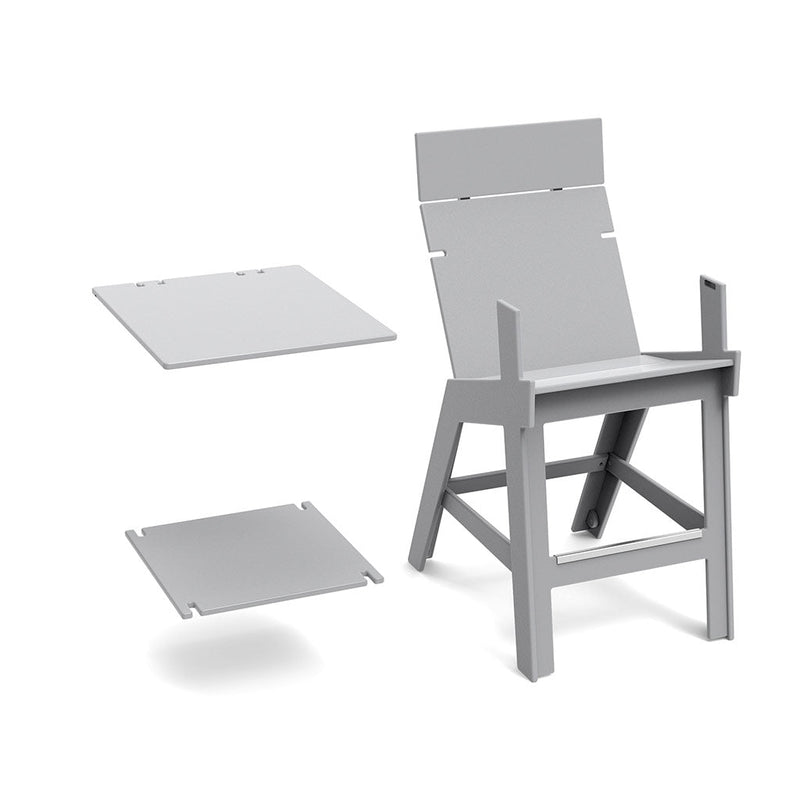 Loll Designs Lollygagger Hi-Rise Armless Chair with Bridge — manufacturer product image 3