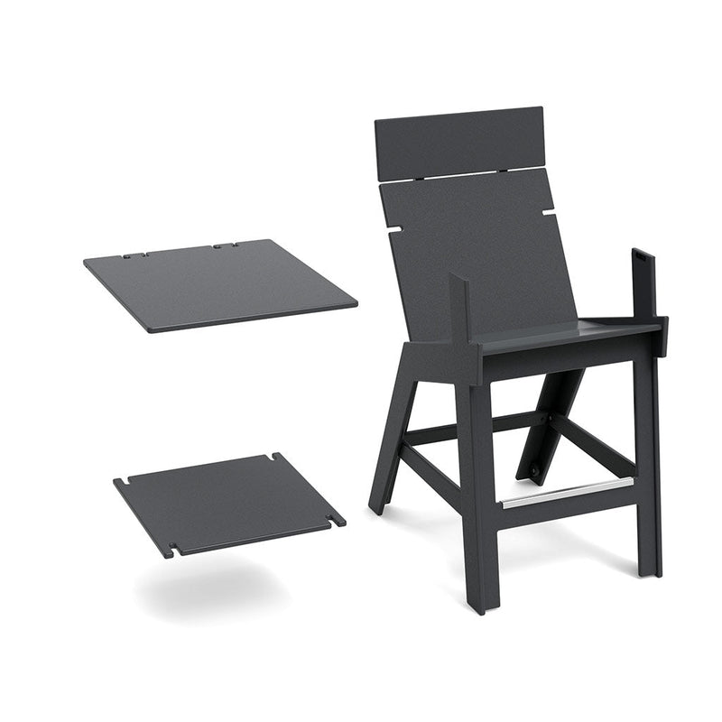 Loll Designs Lollygagger Hi-Rise Armless Chair with Bridge — manufacturer product image 2