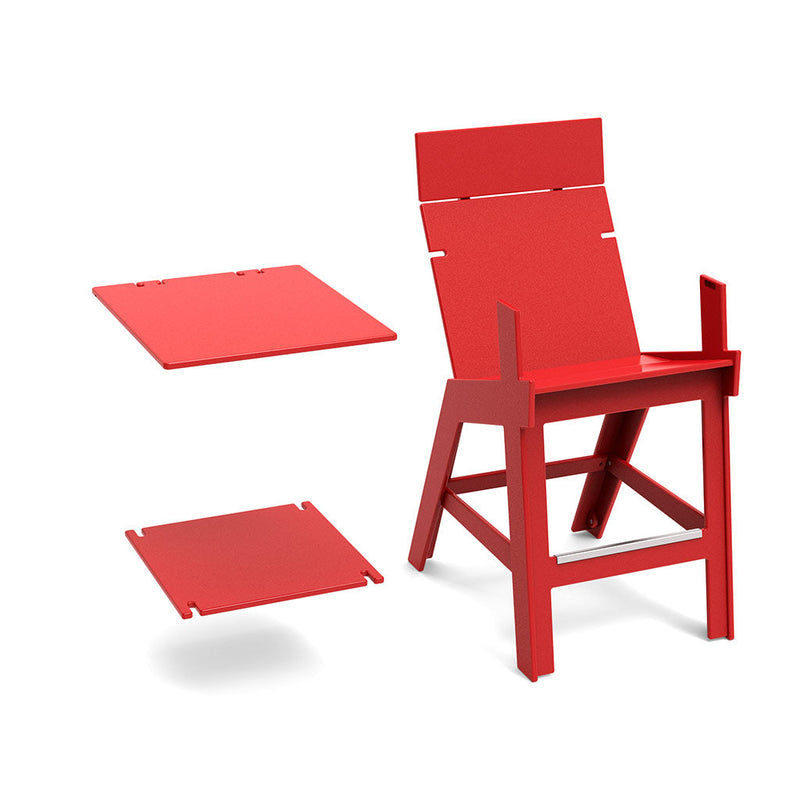 Loll Designs Lollygagger Hi-Rise Armless Chair with Bridge — manufacturer product image 5