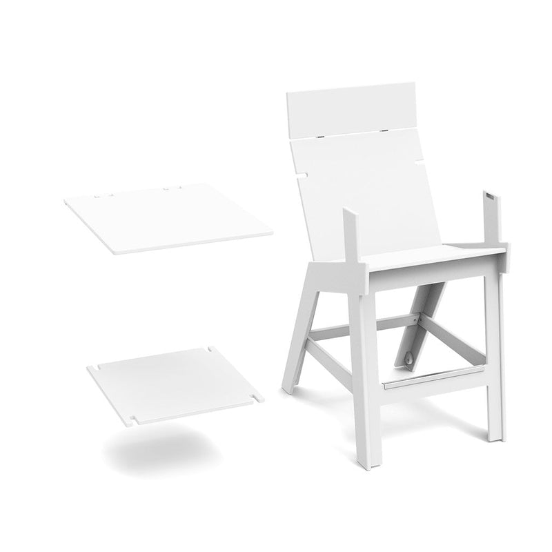 Loll Designs Lollygagger Hi-Rise Armless Chair with Bridge — manufacturer product image 1