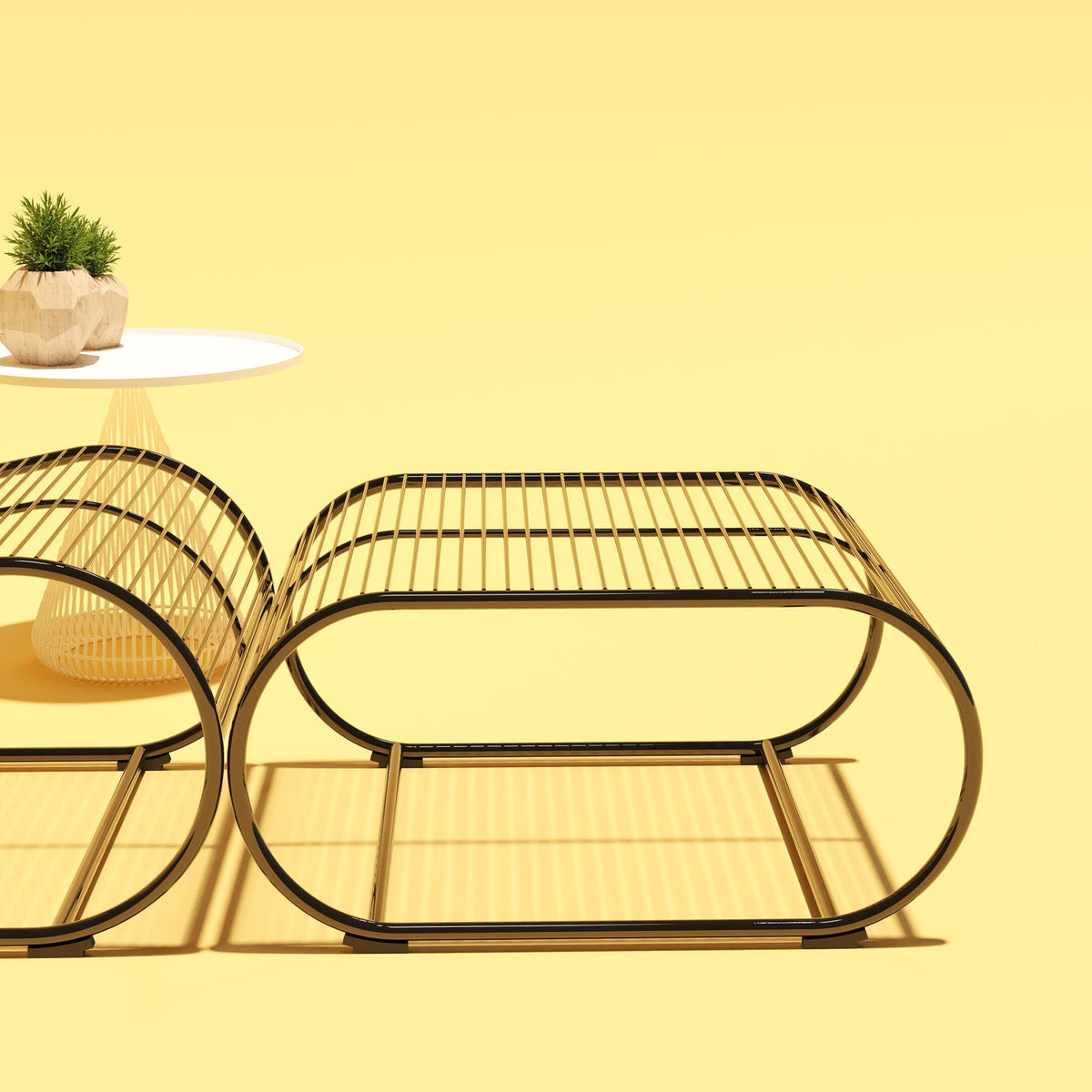 Loop Ottoman ottomans Bend Goods 