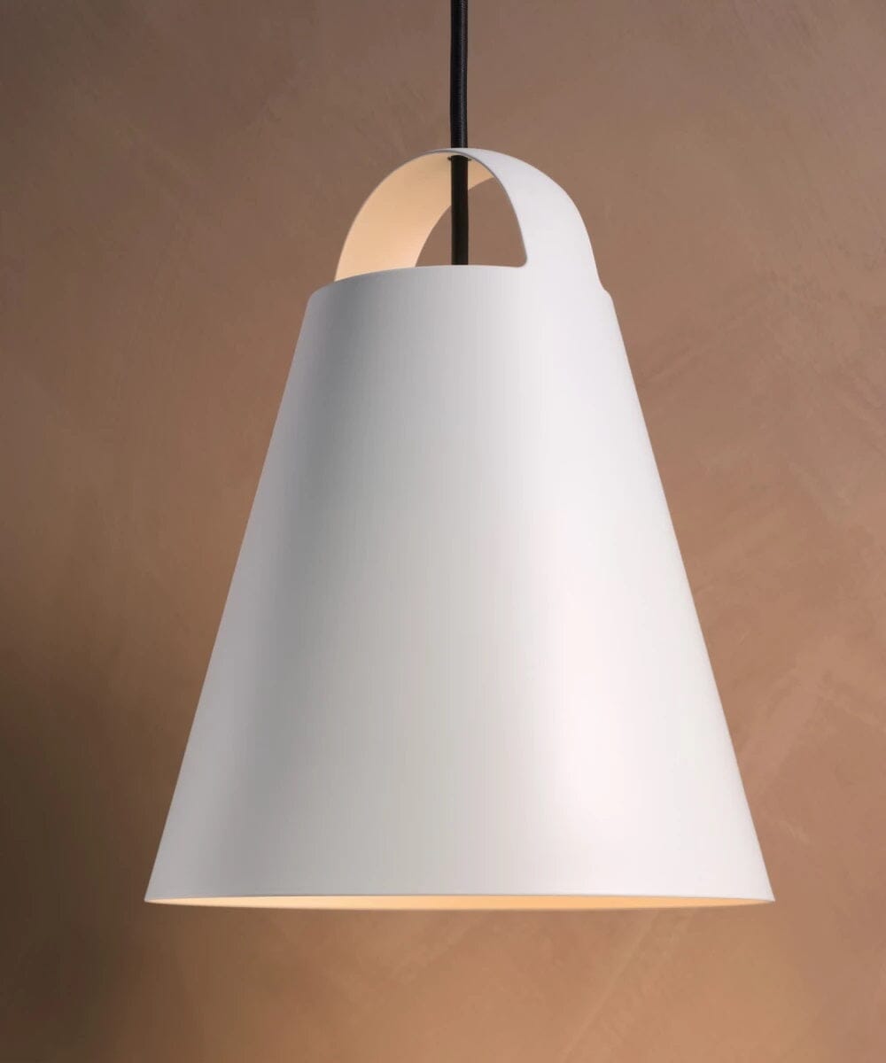 Above LED Pendant hanging lamps Louis Poulsen 
