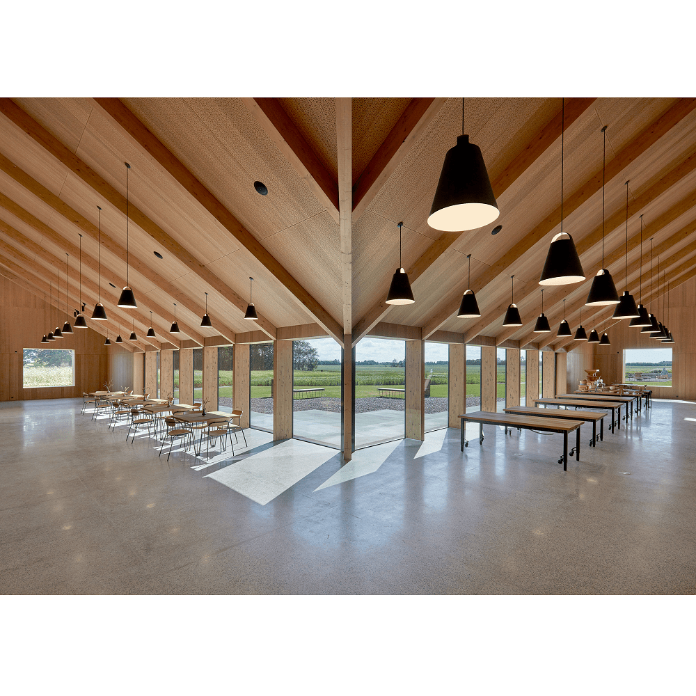 Above LED Pendant hanging lamps Louis Poulsen 