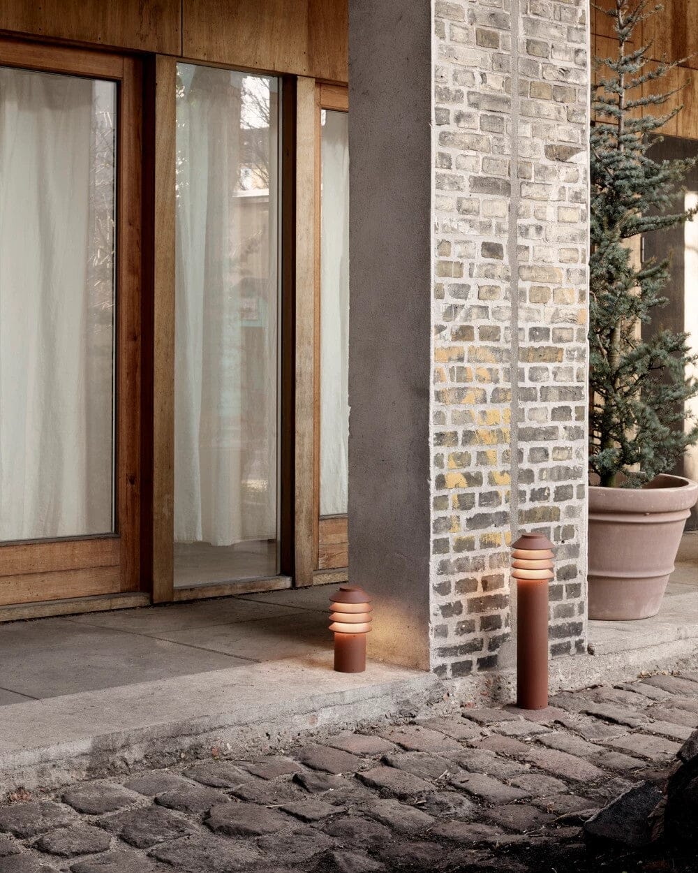 Bysted Garden LED Short Bollard Outdoor Lighting Louis Poulsen 