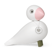 Kay Bojesen Songbird, Painted Beech, Medium (White/Rose)