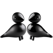 Kay Bojesen Lovebirds, Painted Beech (Black)