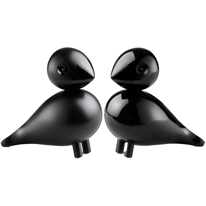 Kay Bojesen Lovebirds, Painted Beech (Black)