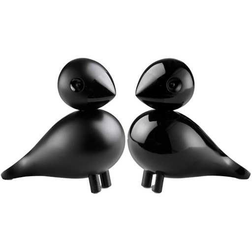Kay Bojesen Lovebirds, Painted Beech (Black)